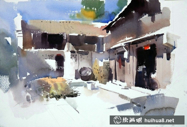 趙志強水彩風景畫作品欣賞-6