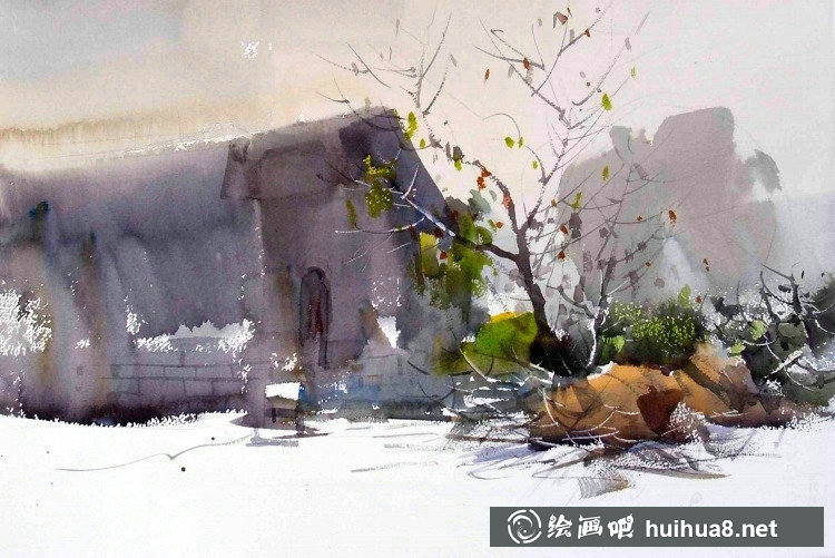 趙志強水彩風景畫作品欣賞-7