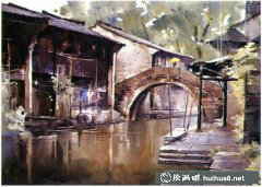宋肇年水彩風(fēng)景畫作鑒賞