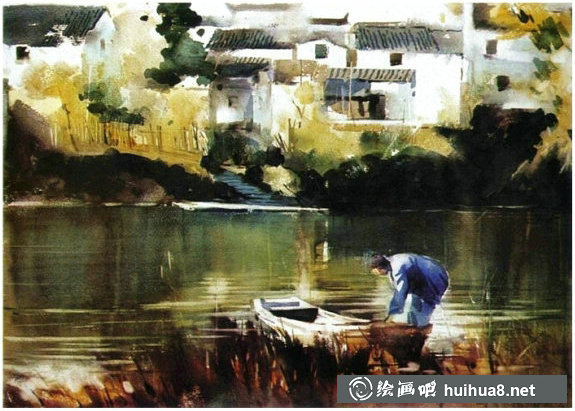 宋肇年水彩畫風景作品欣賞