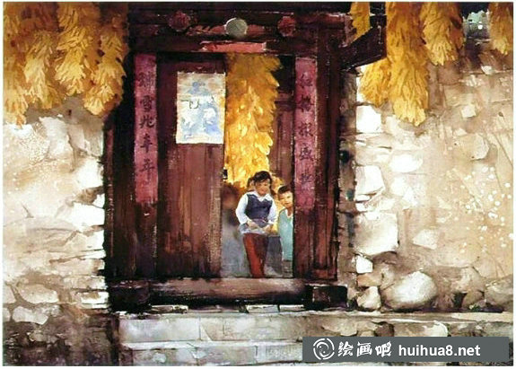 宋肇年水彩畫風景作品欣賞