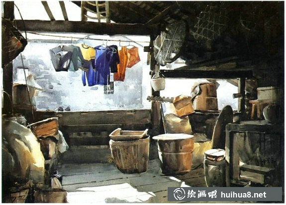 宋肇年水彩畫風景作品欣賞