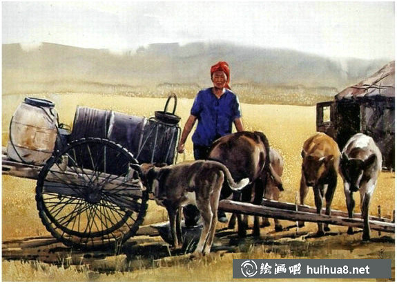 宋肇年水彩畫風景作品欣賞