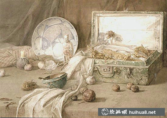 奧迪靜物風(fēng)景水彩畫(huà)作品欣賞