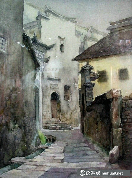 陳重武風(fēng)景水彩畫作品-3