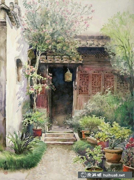 陳重武風(fēng)景水彩畫作品-4