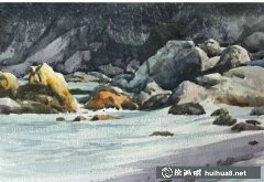 房敏水彩風(fēng)景佳作欣賞