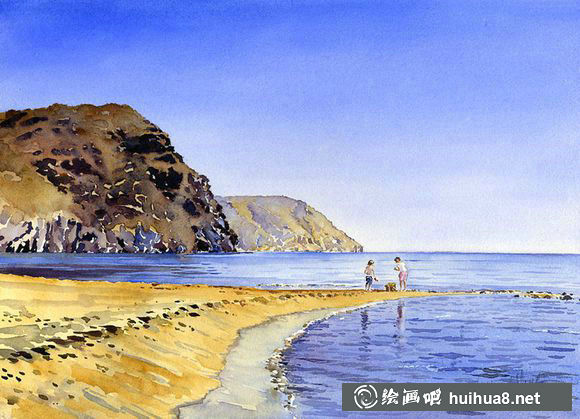 英國(guó)Margaret Merry花園海景風(fēng)光水彩