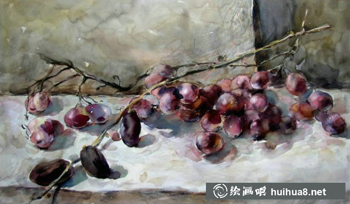 俄羅斯畫家埃琳娜Elena Boukingolts的靜物水彩-12