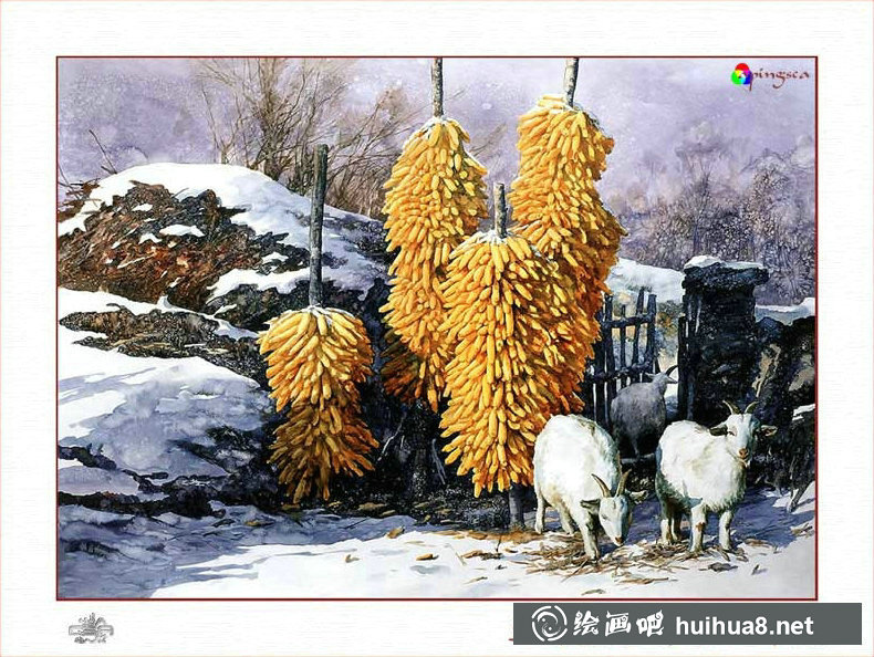 王可大濃濃鄉(xiāng)情風景水彩畫作品欣賞