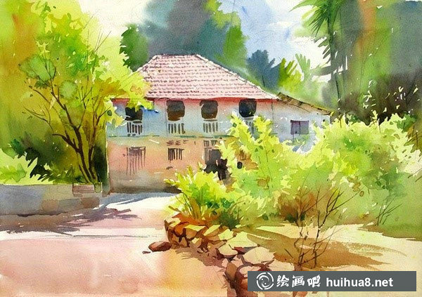 印度水彩畫(huà)家Milind Mulick作品欣賞-5