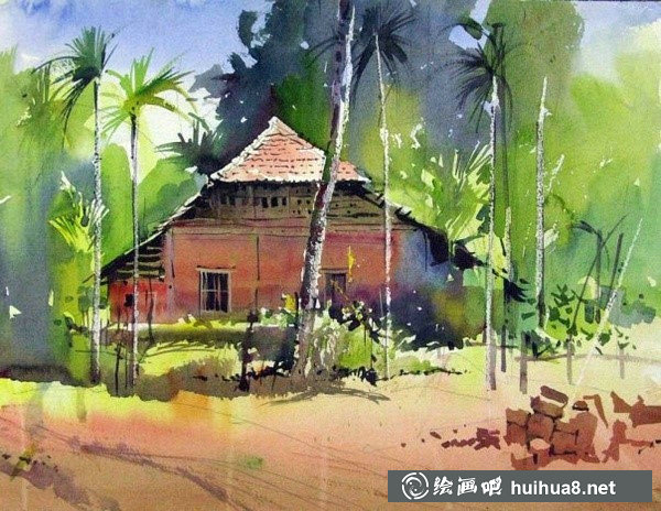 印度水彩畫(huà)家Milind Mulick作品欣賞-7