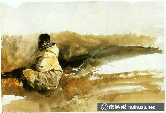 美國(guó)新寫(xiě)實(shí)主義大師安德魯·懷斯水彩畫(huà)作品
