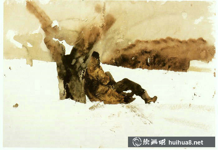 美國(guó)新寫(xiě)實(shí)主義大師安德魯·懷斯水彩畫(huà)作品