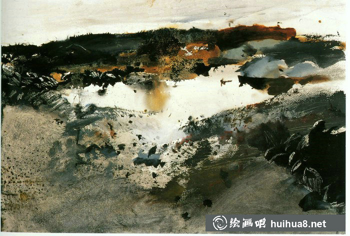 美國(guó)新寫(xiě)實(shí)主義大師安德魯·懷斯水彩畫(huà)作品