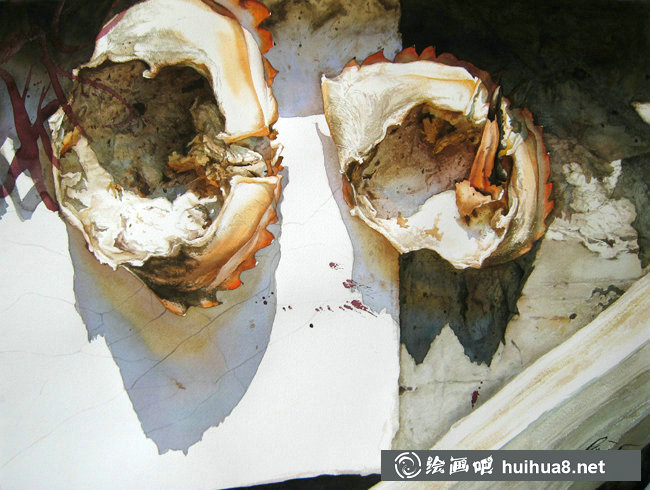 李贊謙靜物系列水彩畫作品欣賞