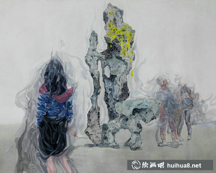 王朝水彩畫作品賞析-16