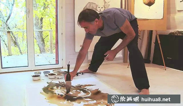美國(guó)畫家Karl Martens中西結(jié)合水彩畫鳥