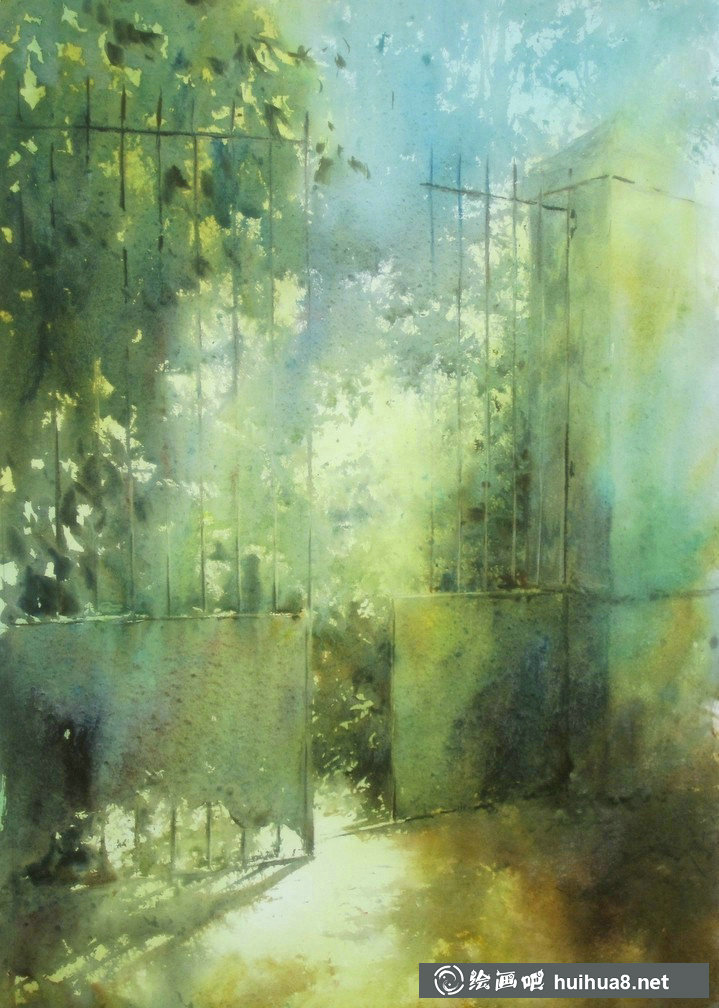 法國(guó)畫(huà)家David.Chauvin水彩畫(huà)作品欣賞