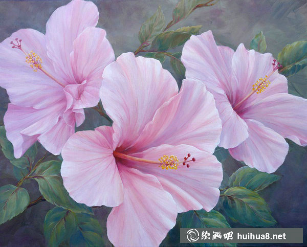 瑪麗安布魯姆Marianne Broome水彩花卉作品