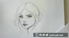 動(dòng)漫插畫(huà)美女線稿教程