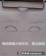 眉毛眼睛畫法解析圖