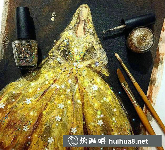 Chan Clayrene 服裝畫作展示