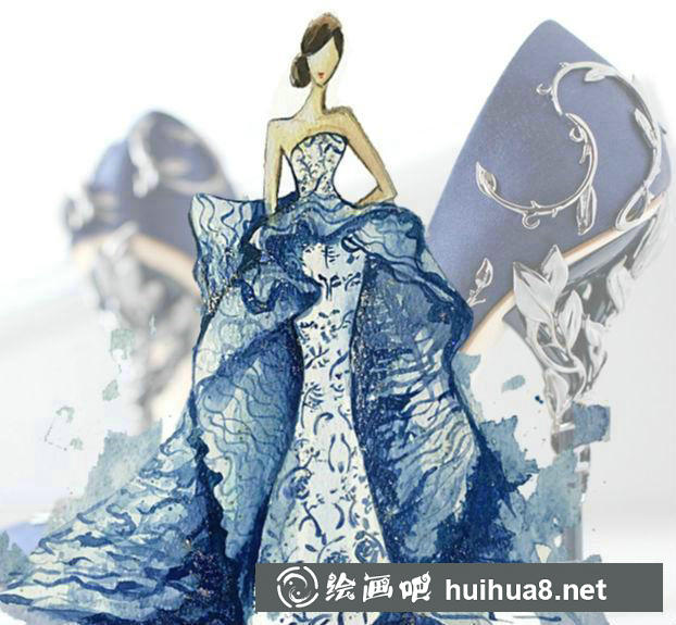 Chan Clayrene 服裝畫作展示