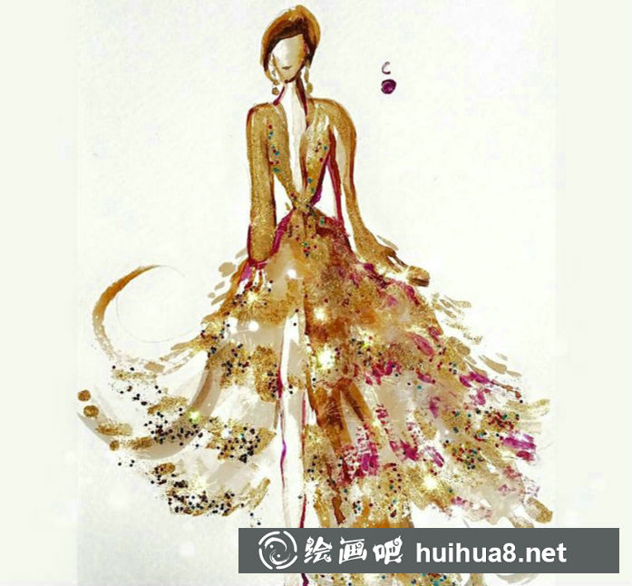 Chan Clayrene 服裝畫作展示