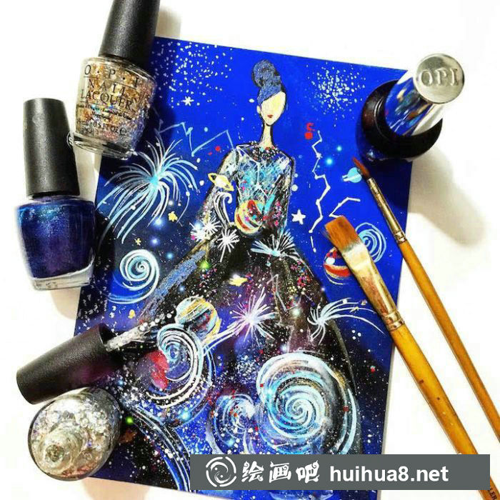 Chan Clayrene 服裝畫作展示