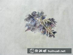 紫藤花國畫寫意教程賞析