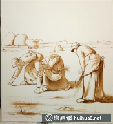 米勒《拾蕙者》臨摹藝術(shù)之旅