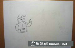 春節(jié)禁放鞭炮兒童畫教學(xué)步驟
