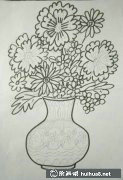 瓶花插畫美麗教程全攻略