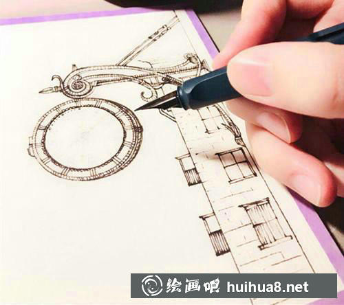 鋼筆線稿