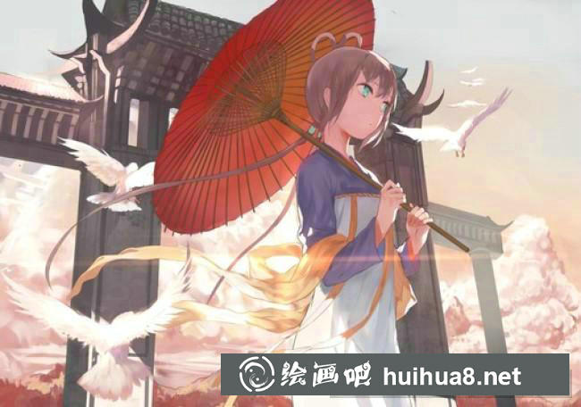 古風(fēng)美女插畫2