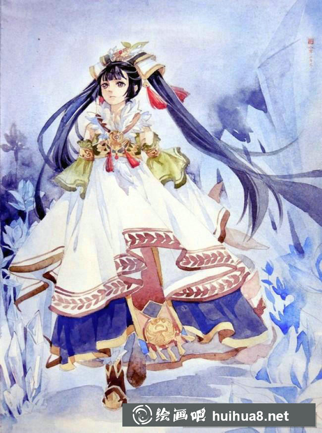 古風(fēng)美女插畫4