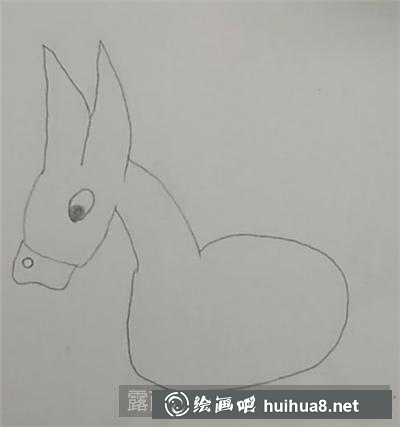小毛驢身體繪制步驟3