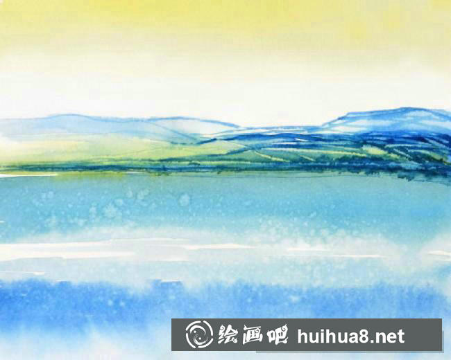 水彩畫(huà)風(fēng)景7