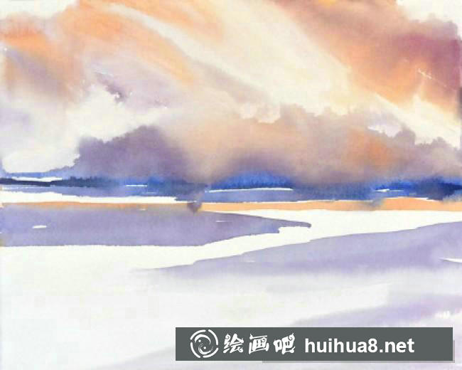 水彩畫(huà)風(fēng)景8