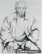 油畫描繪長者神韻