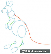 簡筆畫袋鼠教程