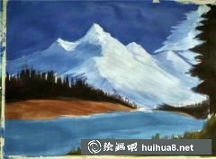 雪山水粉畫(huà)教學(xué)全攻略