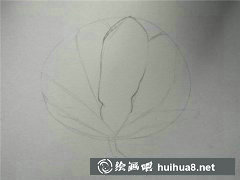 彩鉛玉蘭花繪制技巧