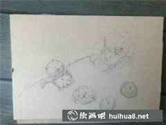 碧桃花水彩教程繪春風(fēng)