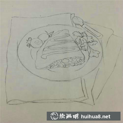 蛋包飯繪畫(huà)步驟1