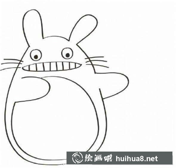 龍貓臉部五官