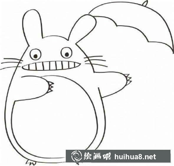 龍貓小爪子和雨傘