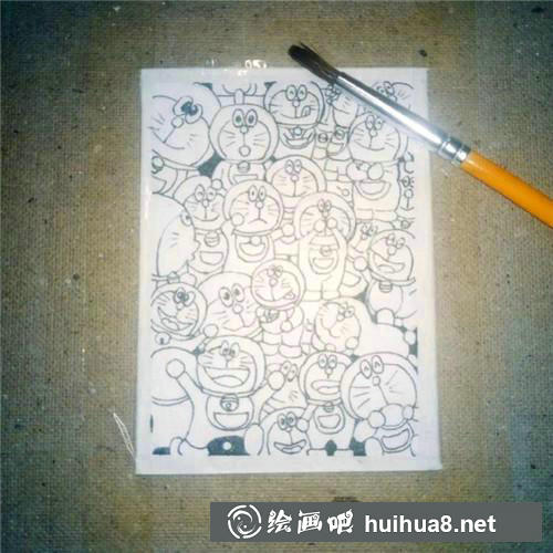 海綿寶寶描邊