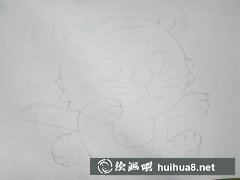 兒童畫老虎教程簡析